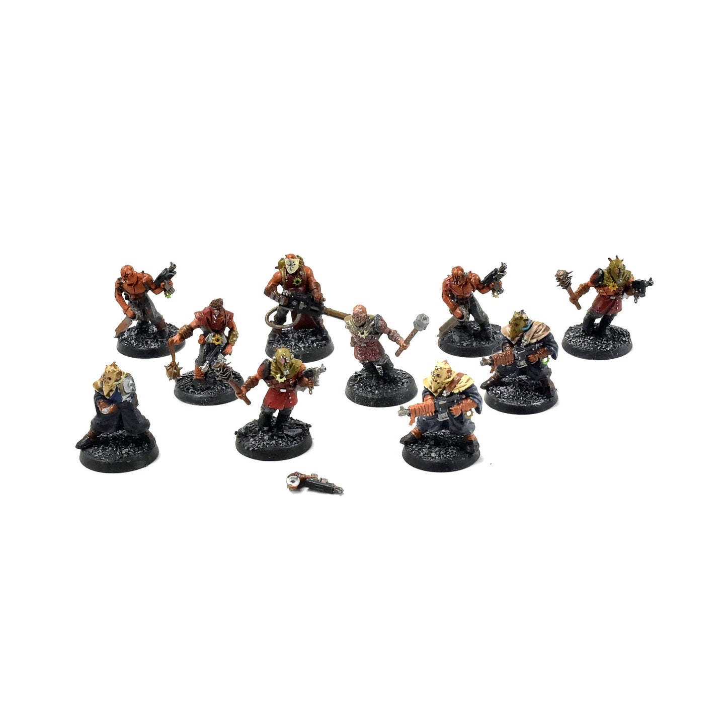 CHAOS SPACE MARINES 10 Cultists #2 WELL PAINTED 40K