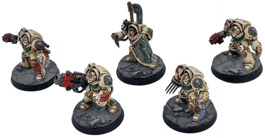 DARK ANGELS 5 Deathwing Terminators #1 WELL PAINTED Warhammer 40K