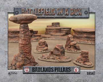 Battlefield In A Box - Badlands Pillars - Mars
