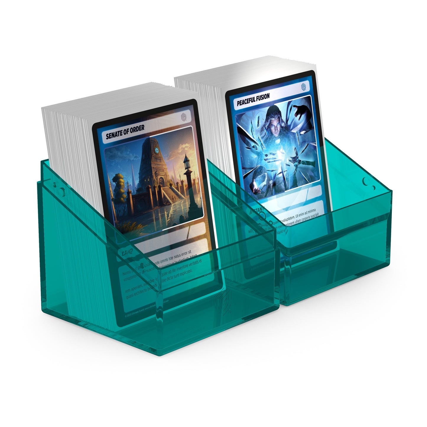 Ultimate Guard Deck Case Boulder 100+ Clear Malachite