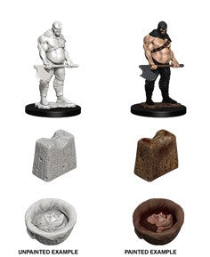 Wizkids Unpainted Minis Wv6 Executioner/block