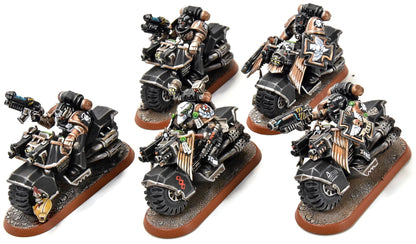SPACE MARINES 5 Bikers #1 PRO PAINTED Warhammer 40K