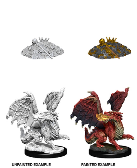 D&D Unpainted Minis Wv10 Red Dragon Wyrmling