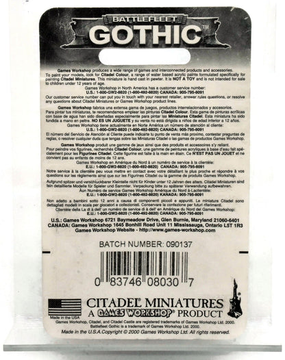Battlefleet Gothic - Chaos Doomfire Bombers #1 METAL Warhammer 40K Blister