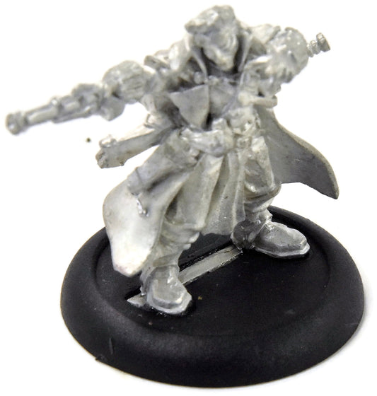WARMACHINE Cygnar Gun Mage Captain Adept #1 METAL