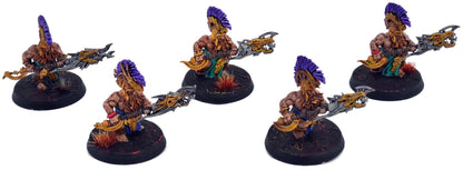 FYRESLAYERS 5 Auric Hearthguard #1 WELL PAINTED Warhammer Sigmar 4193