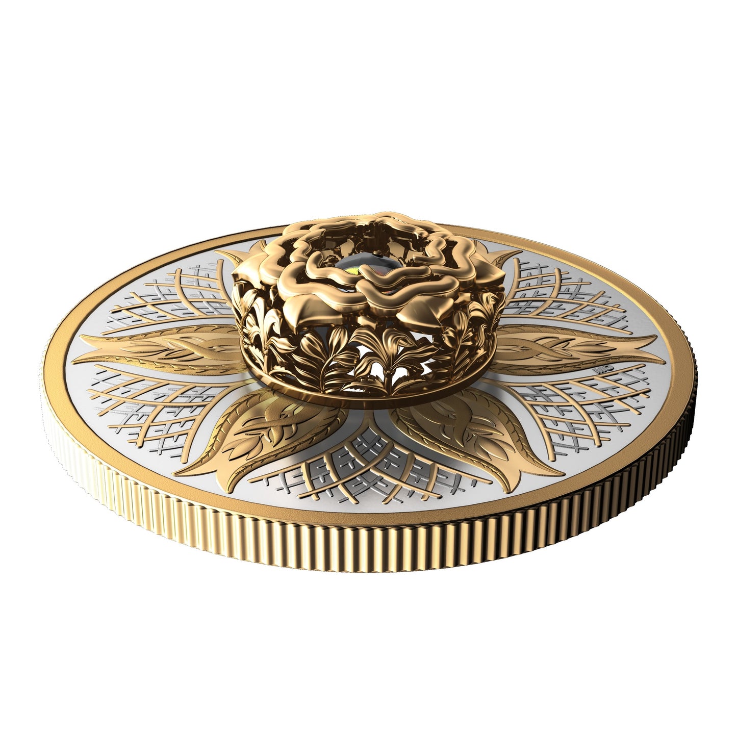 Dancing Ammolite: Elements of Nature - Earth – Fine Silver Coin (249159)