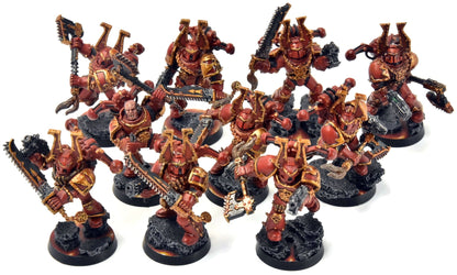 CHAOS SPACE MARINES World Eaters 10 Khorne Berzerkers #1 OOP Warhammer 40K