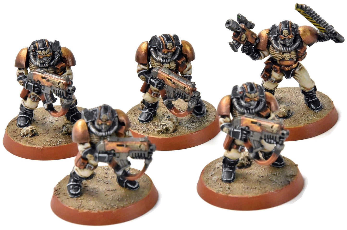 SPACE MARINES 5 Scouts Converted #3 PRO PAINTED Warhammer 40K