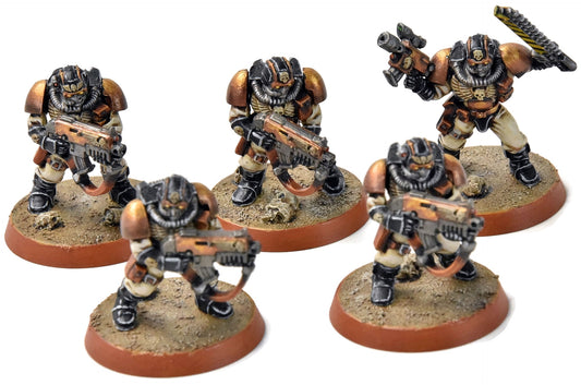 SPACE MARINES 5 Scouts Converted #3 PRO PAINTED Warhammer 40K