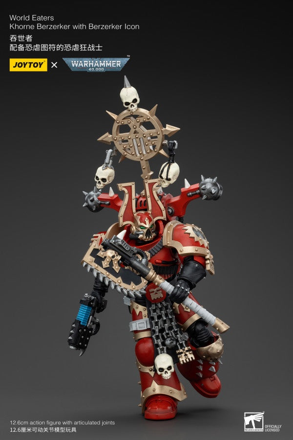 Khorne Berzerker with Berzerker lcon World Eaters Joy Toy
