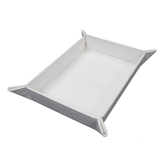 Ultra Pro Dice Foldable Rolling Tray Magnetic Vivid White
