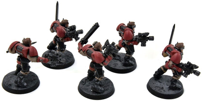 BLOOD ANGELS 5 Scouts #1 WELL PAINTED Warhammer 40K