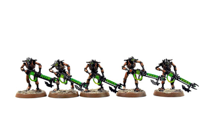 NECRONS 10 Warriors #2 WELL PAINTED Warhammer 40K
