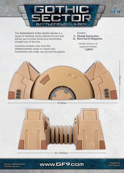 Battlefield In A Box - Gothic Sector United Frontier Shield Generator