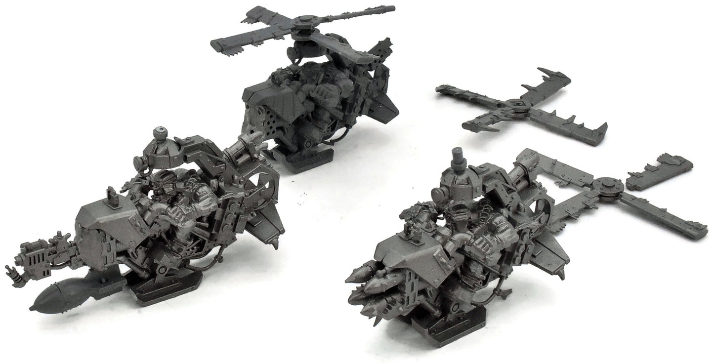 ORKS 3 Deffkoptas #2 Warhammer 40K Old Sculpt