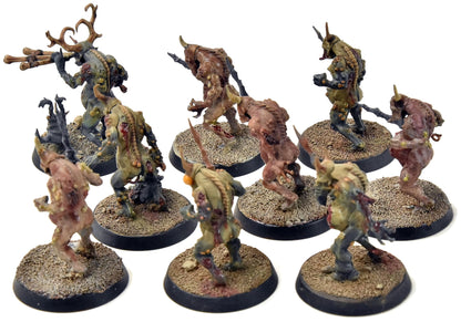 MAGGOTKIN OF NURGLE 9 Plaguebearers #1 WELL PAINTED Sigmar
