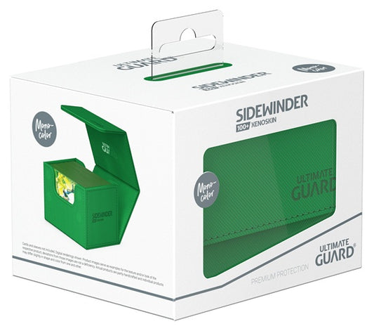 Ultimate Guard Deck Case Sidewinder 100+ Monocolor Green