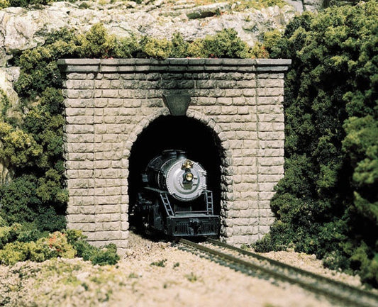 Woodland Scenics Tunnel Portal - Cutstone, Single (N) (2/Pk) C1153