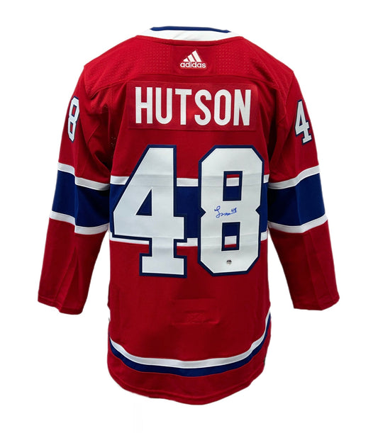 Lane Hutson Autographed Adidas Authentic Jersey