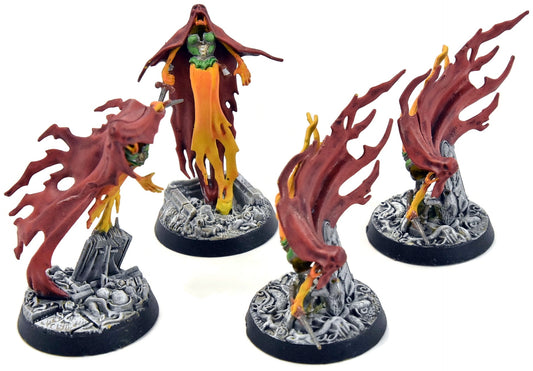 NIGHTHAUNT 4 Myrmourn Banshees #2 WELL PAINTED Sigmar